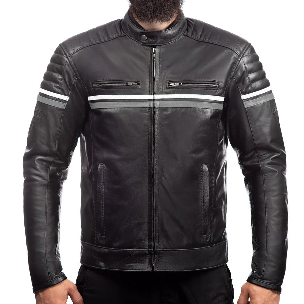 Metropolis Biker Leather Jacket