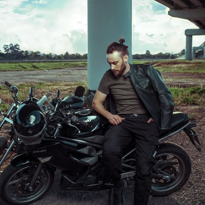 Storm Motorcycle Racing Leather Jacket