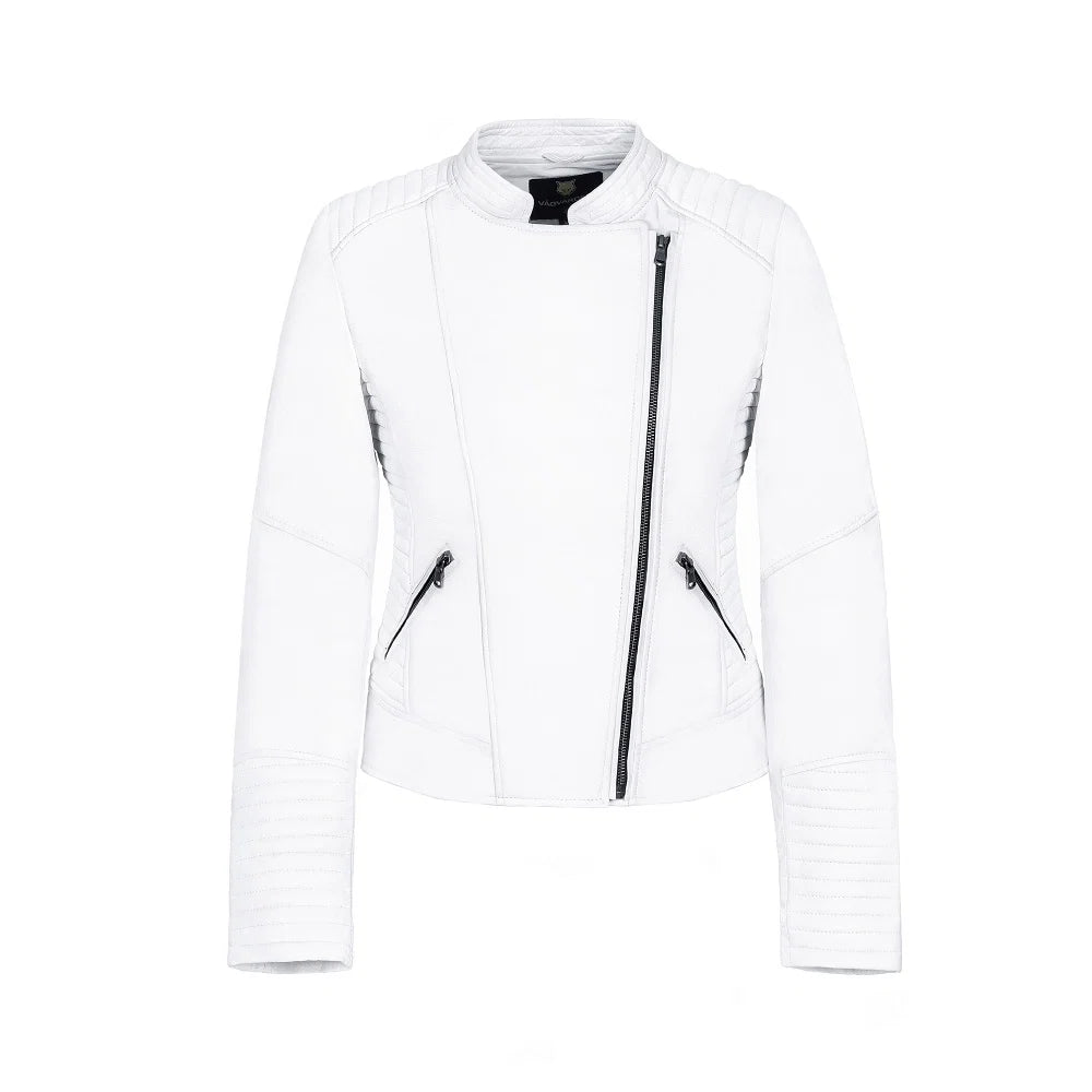 Marla Armored Women's Motorcycle Leather Jacket