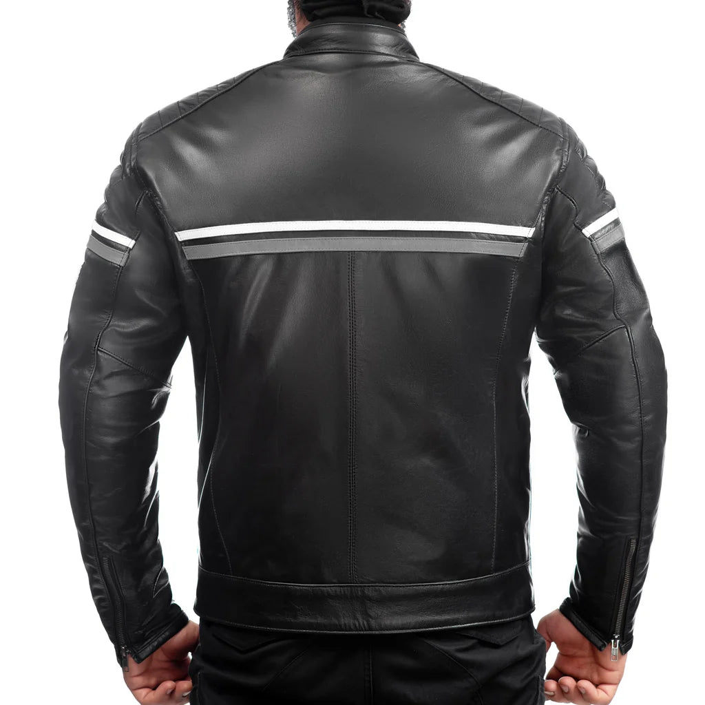 Metropolis Biker Leather Jacket