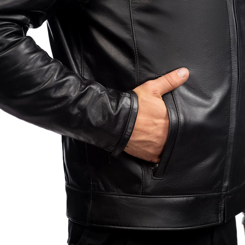 Metropolis Biker Leather Jacket
