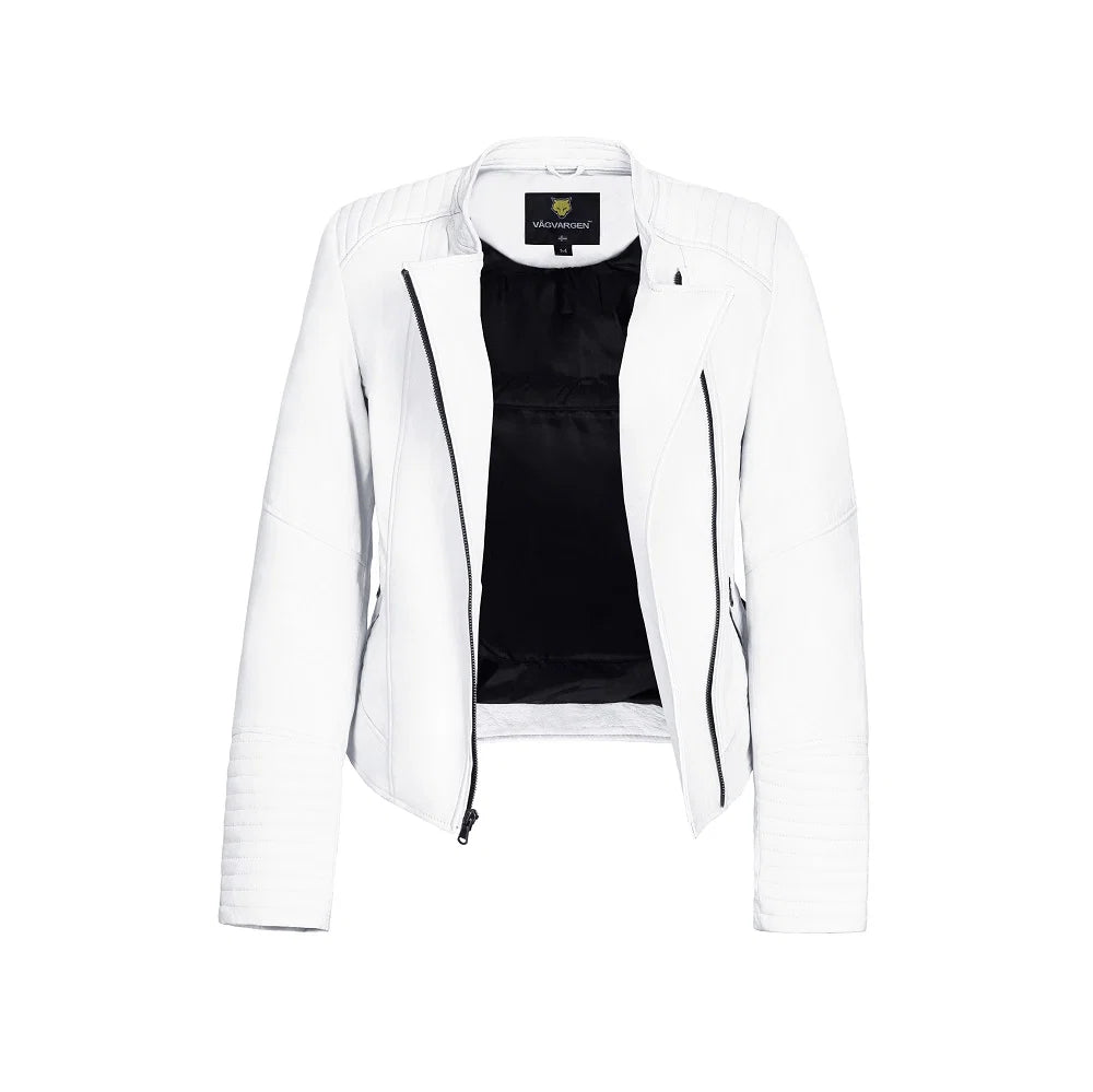Marla Armored Women's Motorcycle Leather Jacket