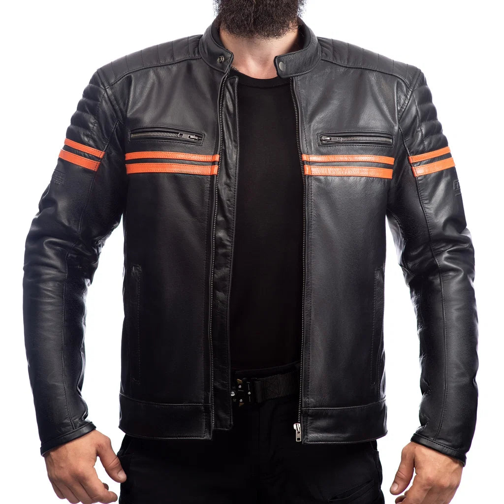 Metropolis Biker Leather Jacket