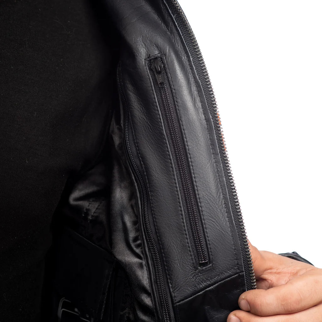 Metropolis Biker Leather Jacket
