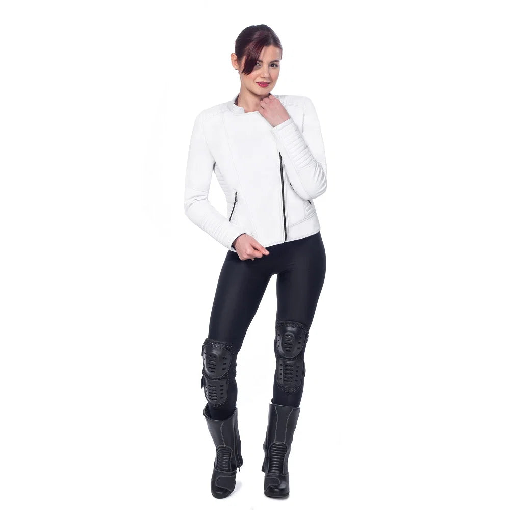 Marla Armored Women's Motorcycle Leather Jacket