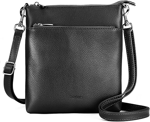 Genuine Leather Crossbody Purses for Women Travel Cross Body Bags
