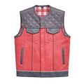Apex Men's Leather Motorcycle Vest