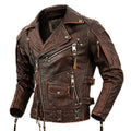 Brown Vintage Leather Jacket