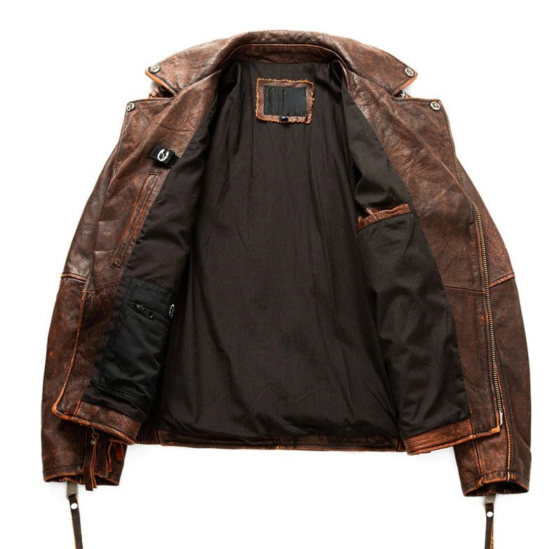 Brown Vintage Leather Jacket