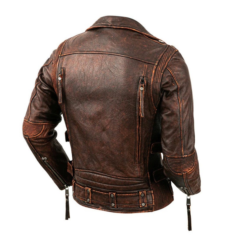 Brown Vintage Leather Jacket