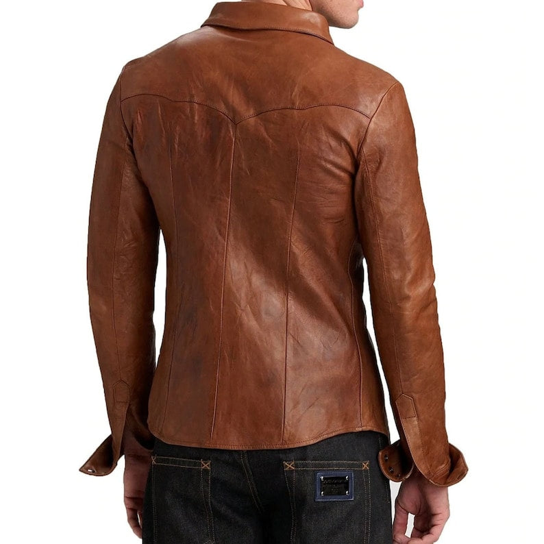 Brown Leather Jacket
