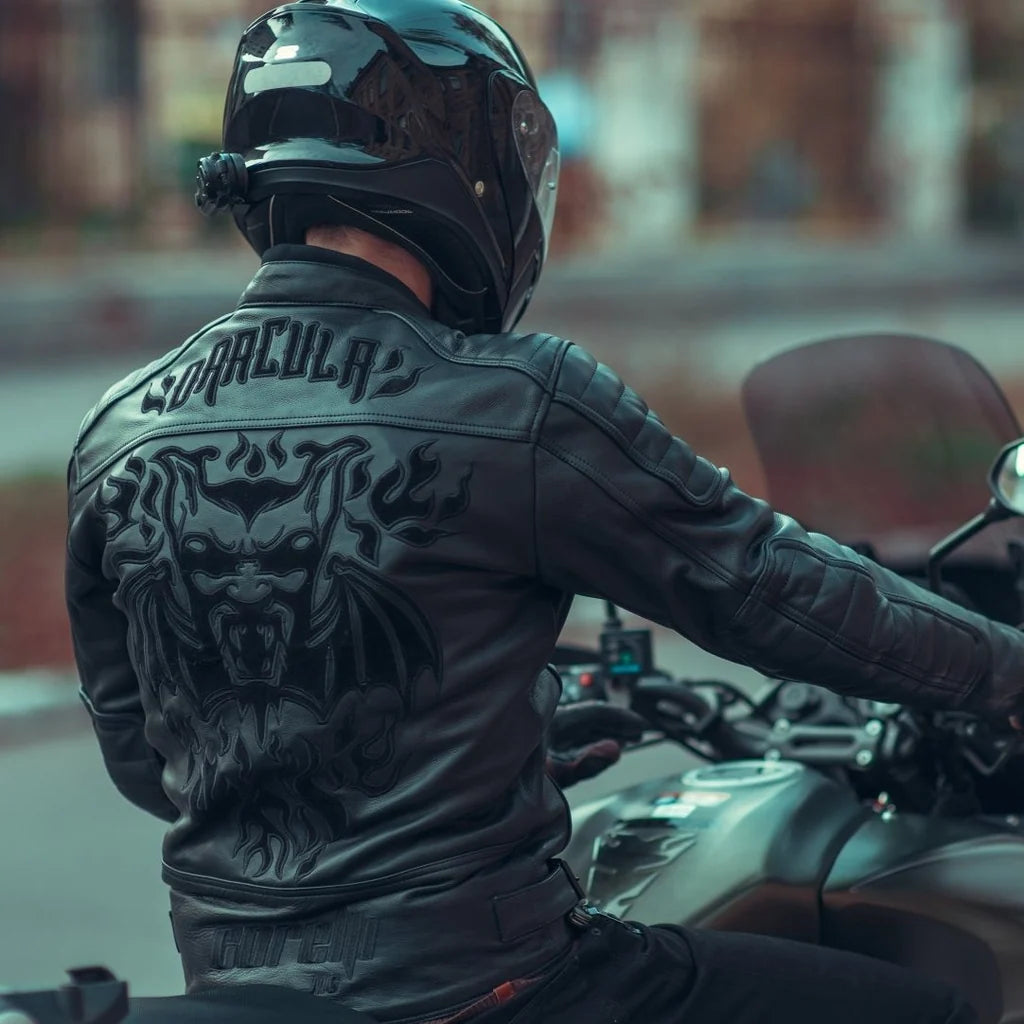 Dracula Motorcycle Leather Jacket