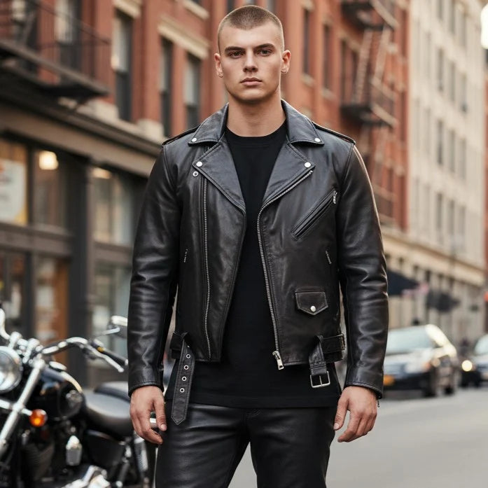 Original Terminator Cruiser Motorcycle Leather Jacket